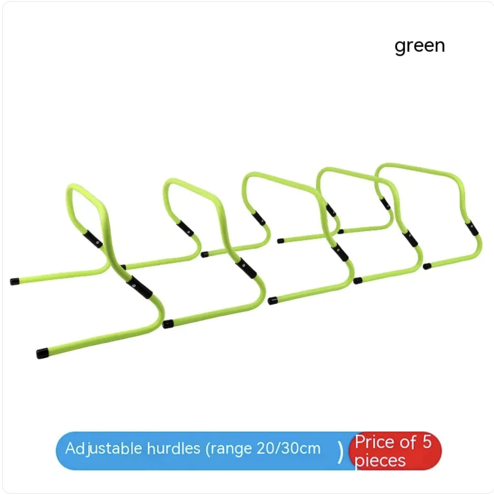 Adjustable Height Folding Football Training Hurdle