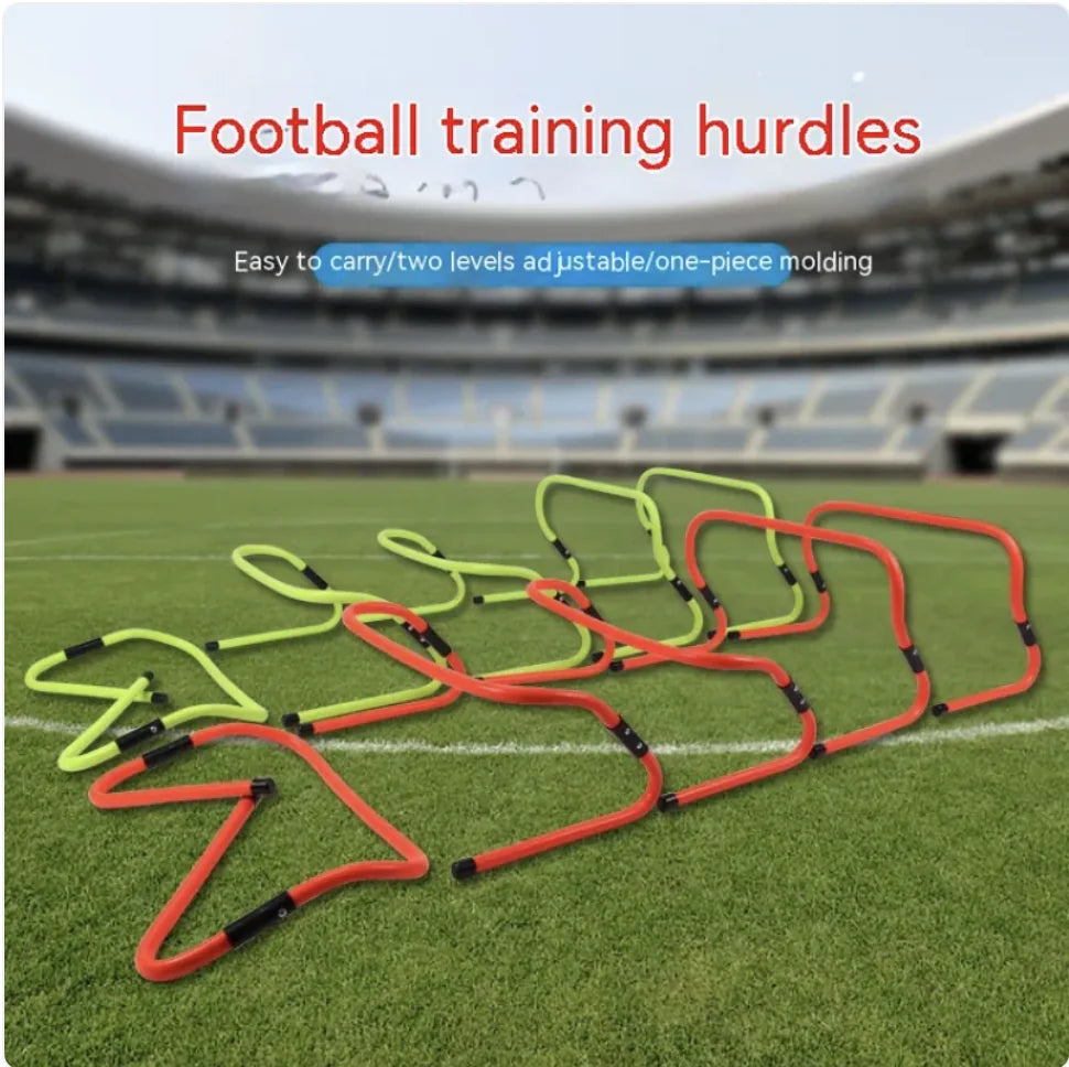 Adjustable Height Folding Football Training Hurdle