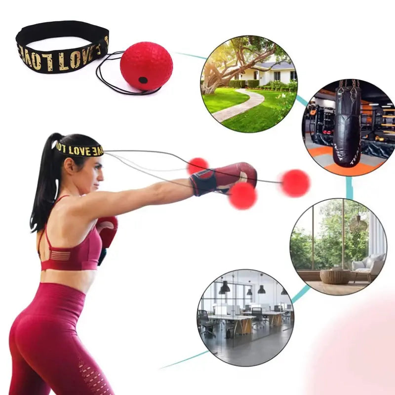 Head-Mounted Boxing Speed Ball